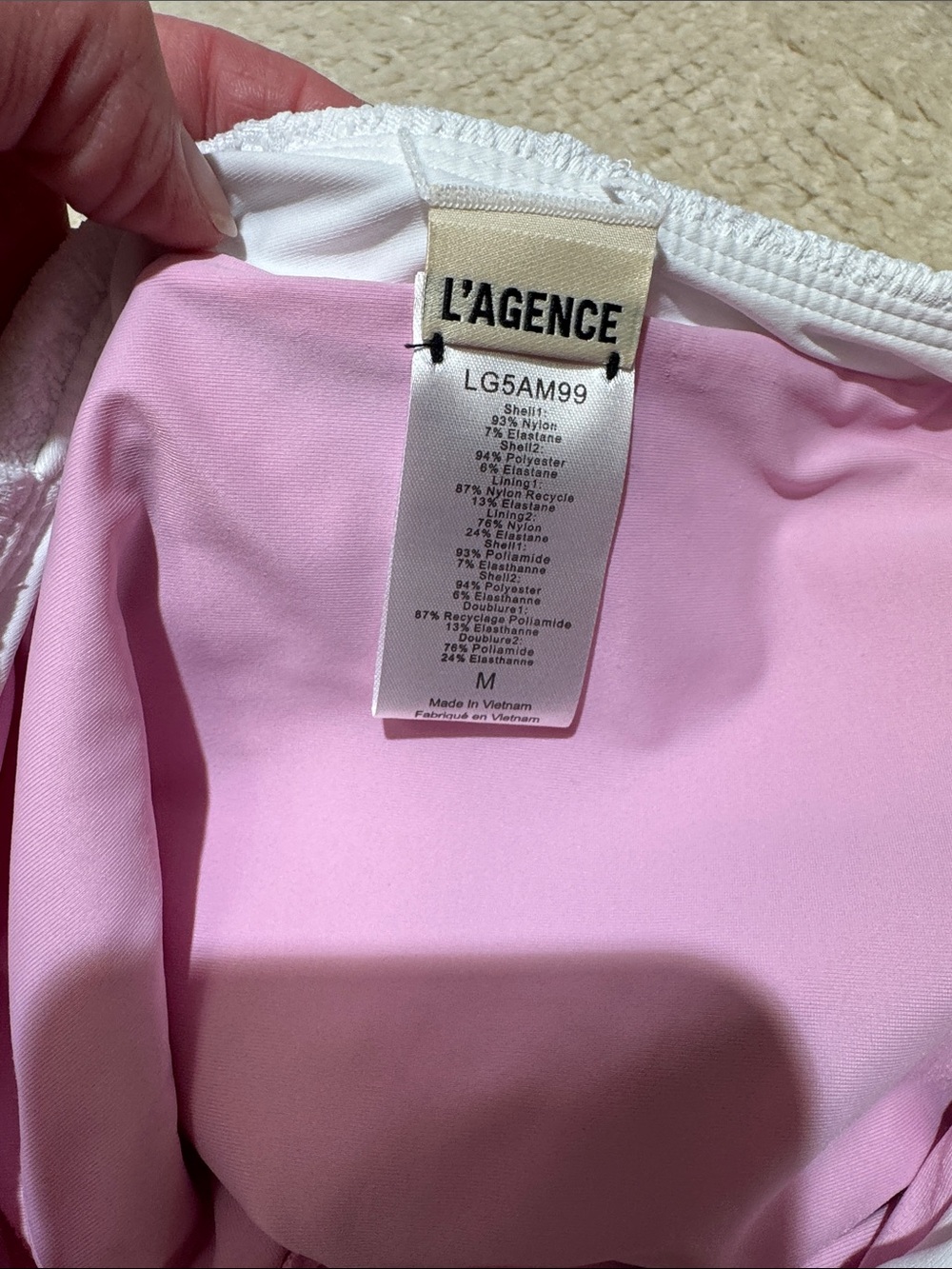 L'AGENCE NEW Vanessa Colorblock High Waist Bikini Buttoms - Picture 5 of 6